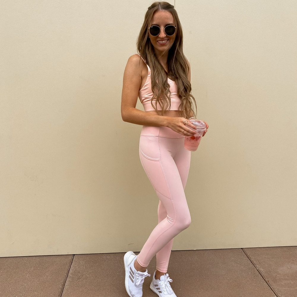 pink fabletics set